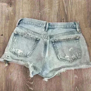 Agolde cut off denim shorts